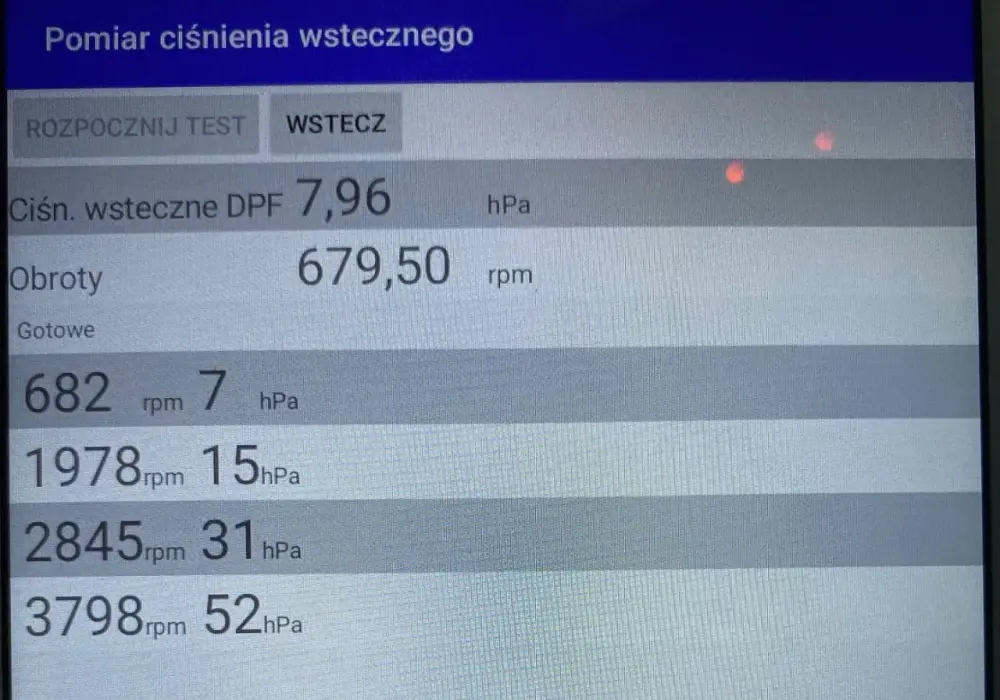 Prawidłowa różnica ciśnień DPF: Kluczowe wartości i diagnostyka